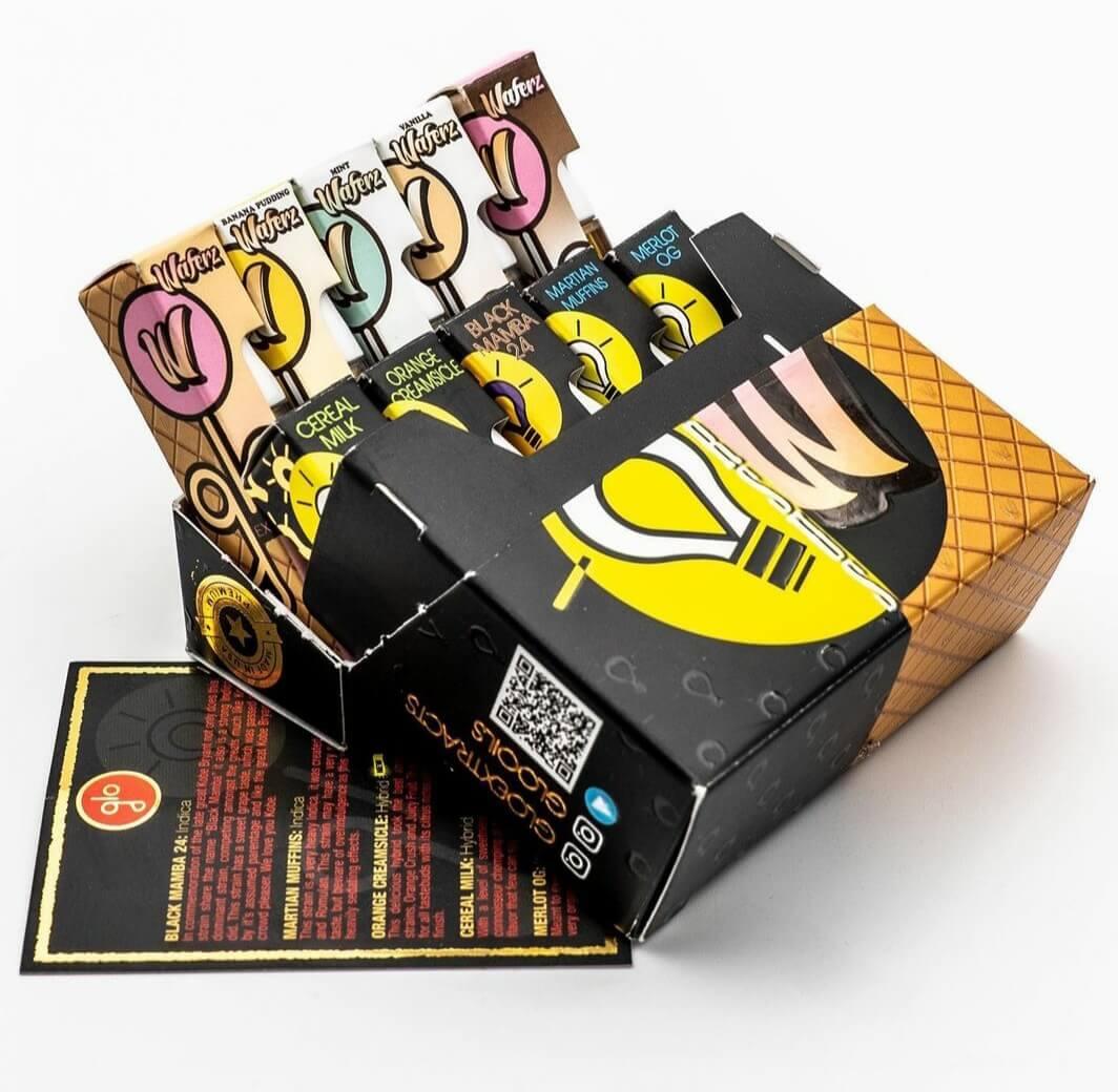 Glo Extract x Waferz Cig Box 10 COUNT